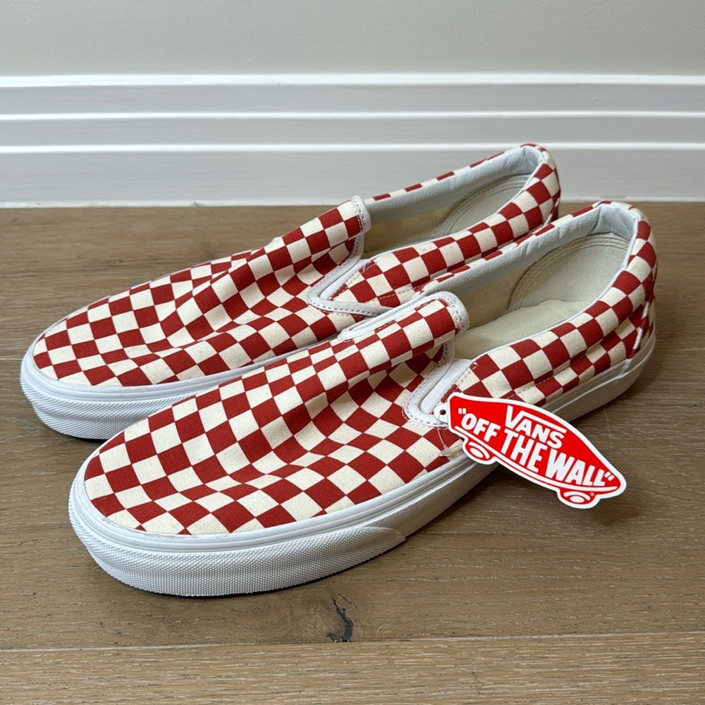 Vans Classic Slip-On Checkerboard CUSTOM, men’s 14 NWT